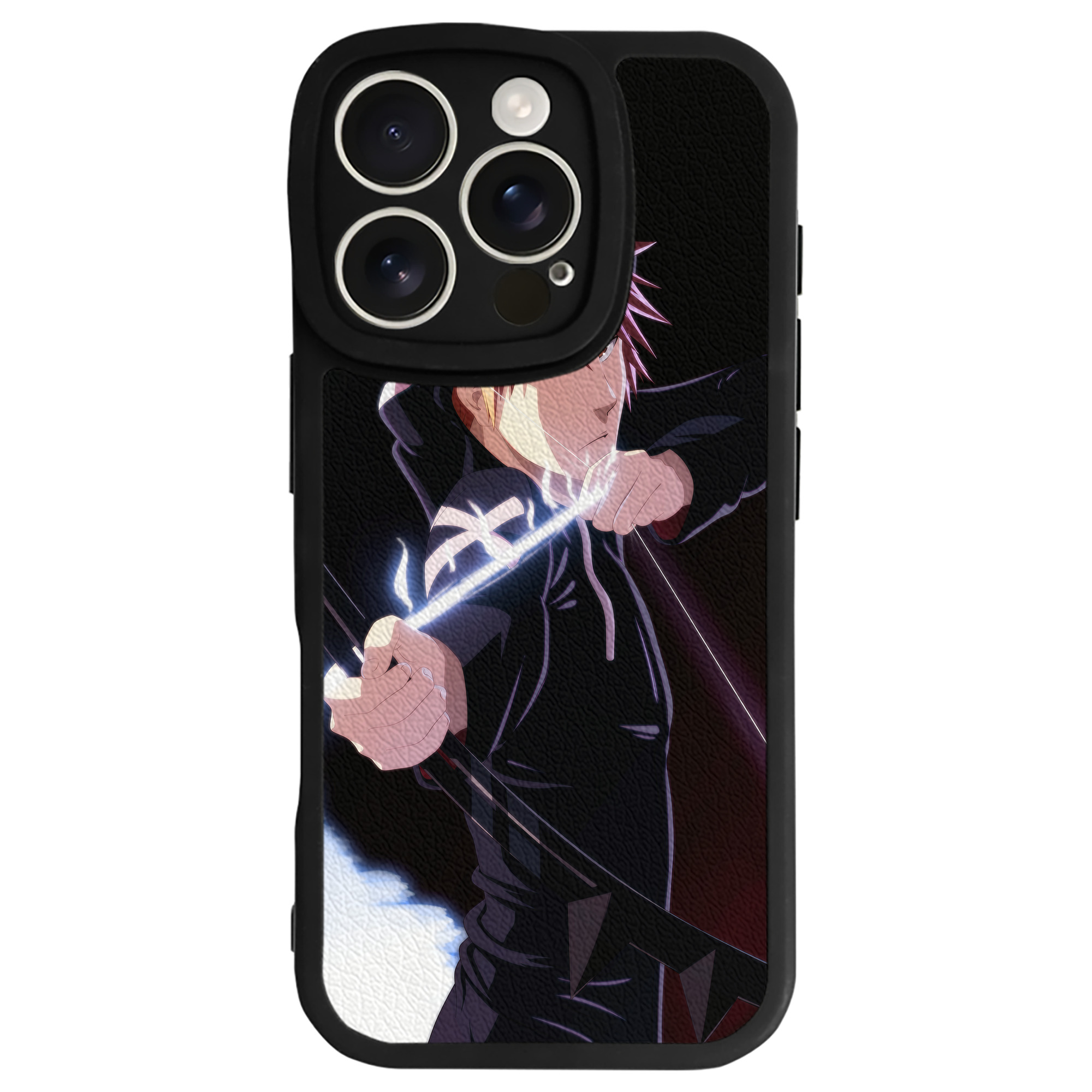 （画像用） ブリーチ BLEACH 【iPhone 16シリーズ対応】シリコンスマホケース（レザー調） 材質：シリコン